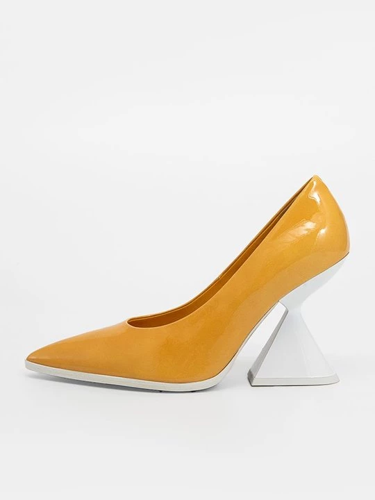 Foto van product Hoge hakken Tory Burch mosterdgeel