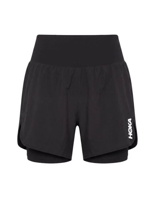 Foto van product HOKA Sportbroek 'Glide' zwart / wit