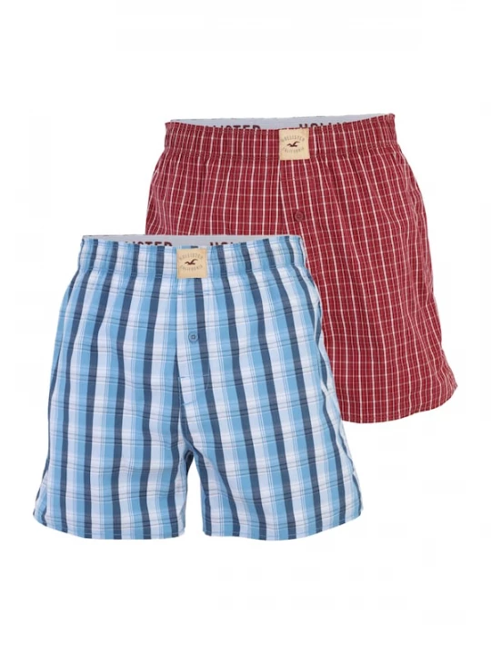 Foto van product HOLLISTER Boxershorts opaal / lichtblauw / rood / wit