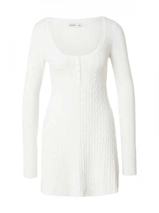 Foto van product HOLLISTER Gebreide jurk wit