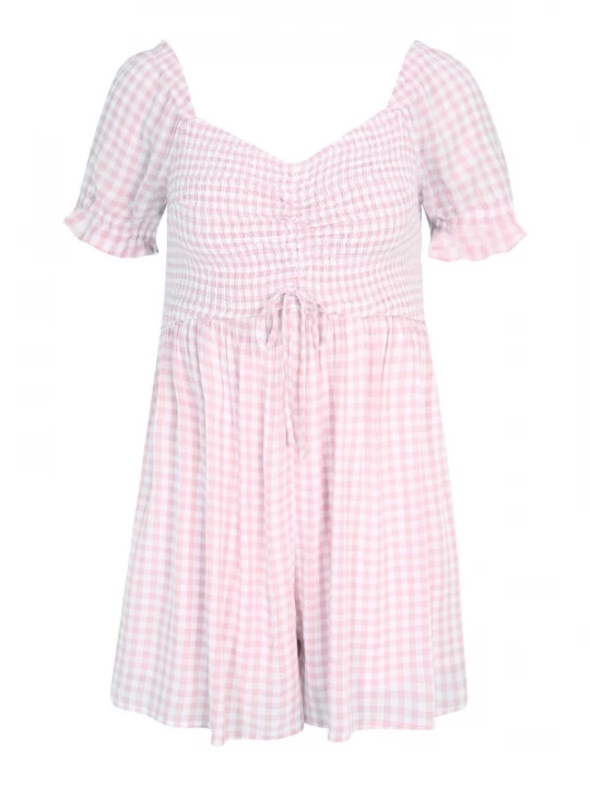 Foto van product HOLLISTER Jumpsuit pink / wit