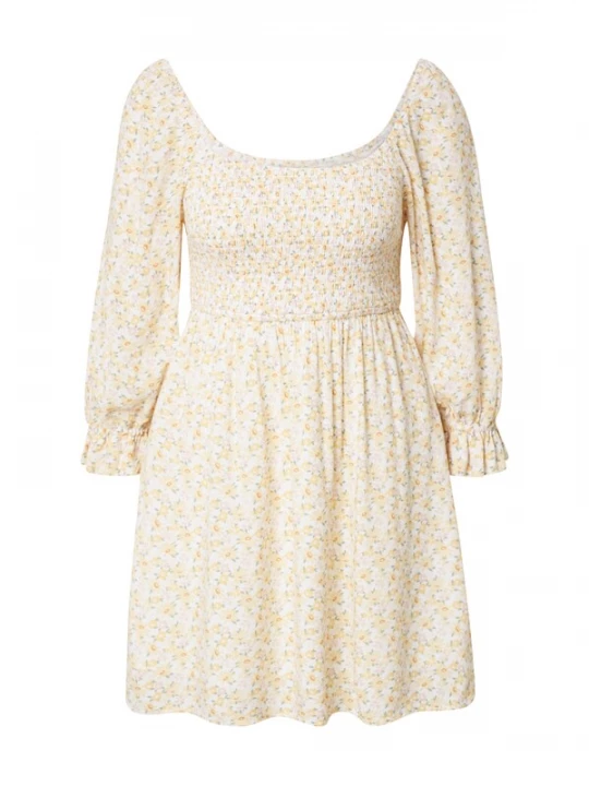 Foto van product HOLLISTER Jurk 'EMEA' goudgeel / pasteelgeel / grijs / pasteloranje