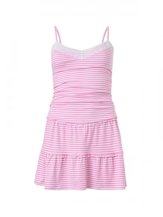 Foto van product HOLLISTER Jurk lichtroze / wit