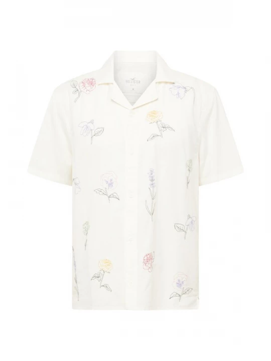 Foto van product HOLLISTER Overhemd blauw / geel / zwart / natuurwit