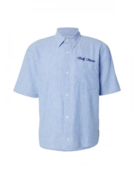 Foto van product HOLLISTER Overhemd blauw / wit