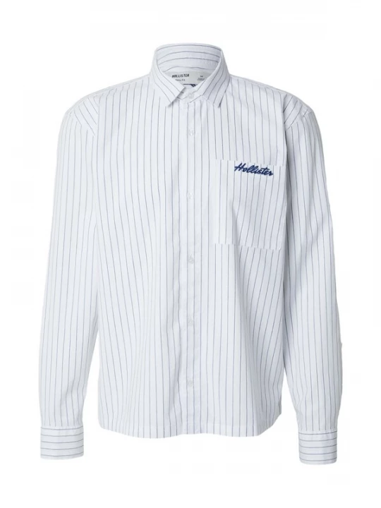 Foto van product HOLLISTER Overhemd blauw / wit