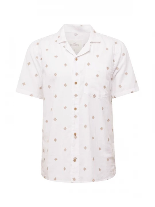 Foto van product HOLLISTER Overhemd camel / wit