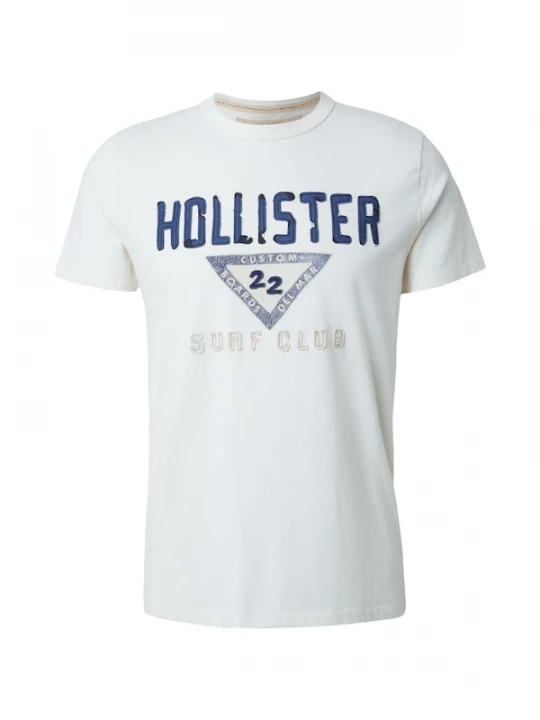 Foto van product HOLLISTER Shirt beige / crème / smoky blue / donkerblauw