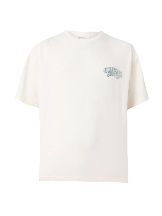 Foto van product HOLLISTER Shirt crème / geel / lichtgroen / rood