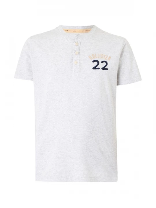 Foto van product HOLLISTER Shirt grijs gemêleerd / lichtoranje / zwart