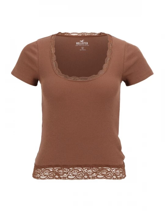 Foto van product HOLLISTER Shirt karamel