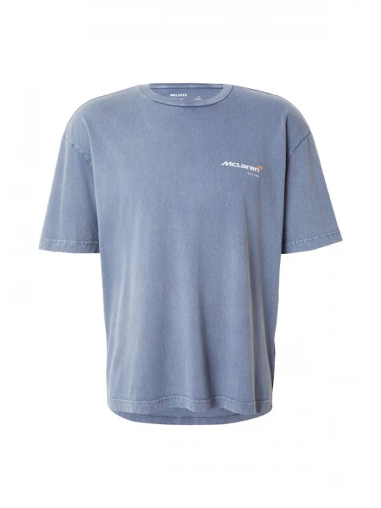 Foto van product HOLLISTER Shirt 'MCLAREN' saffier / donkeroranje / zwart / wit