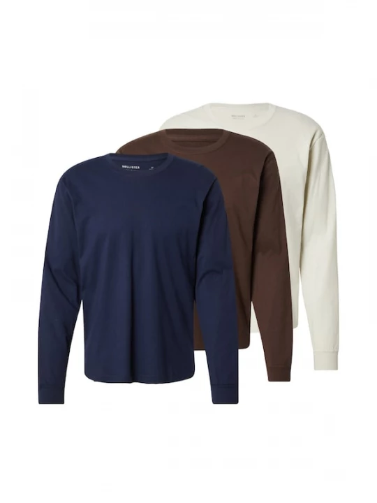 Foto van product HOLLISTER Shirt navy / bruin / wit
