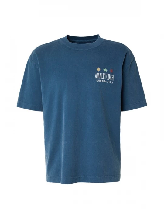 Foto van product HOLLISTER Shirt navy / pastelblauw / donkergeel / donkerrood