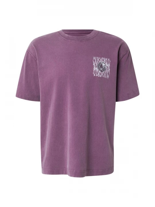 Foto van product HOLLISTER Shirt 'OLDER BROTHER' lila / zwart / wit