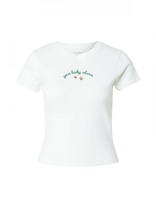 Foto van product HOLLISTER Shirt 'PATRICKS' groen / wit