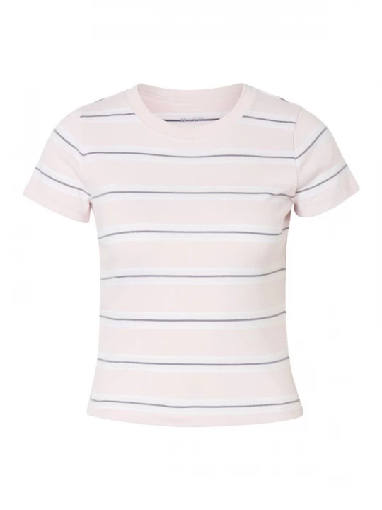 Foto van product HOLLISTER Shirt saffier / pastelroze / wit