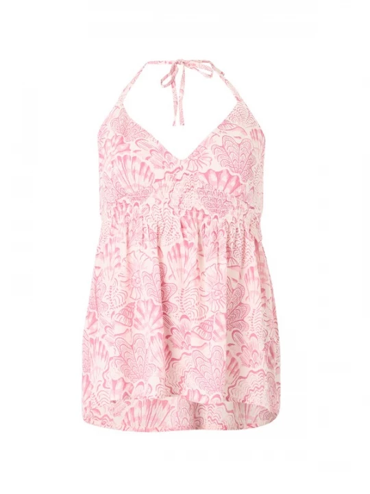 Foto van product HOLLISTER Top rosa / wit