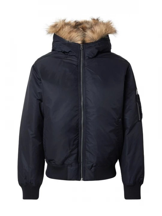 Foto van product HOLLISTER Winterjas brokaat / donkergrijs / zwart