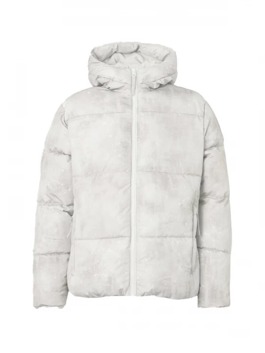 Foto van product HOLLISTER Winterjas lichtgrijs / wit