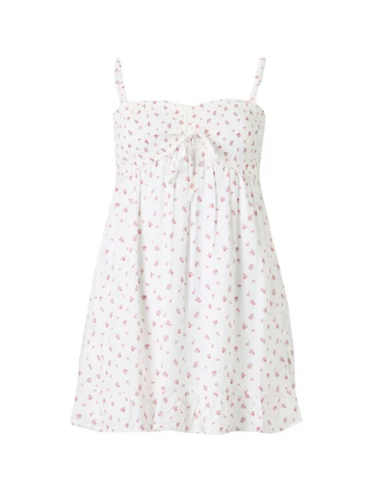 Foto van product HOLLISTER Zomerjurk groen / rood / wit