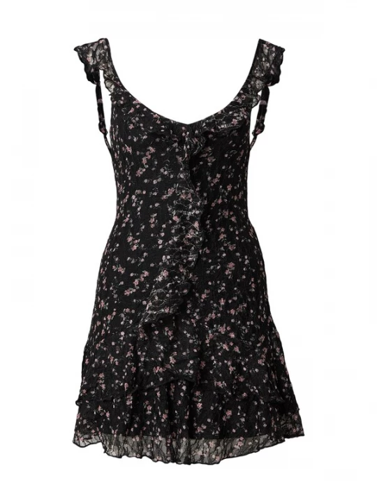 Foto van product HOLLISTER Zomerjurk rosa / zwart