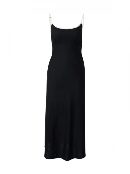 Foto van product HOLLISTER Zomerjurk zwart / wit
