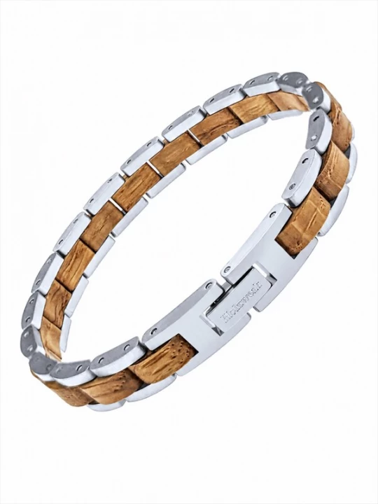 Foto van product Holzwerk Armband 'AMMERSEE' zilver