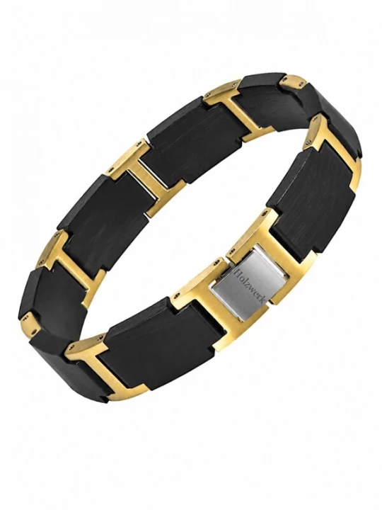Foto van product Holzwerk Armband 'AUENSEE' zwart