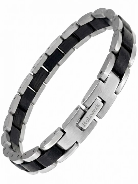 Foto van product Holzwerk Armband 'CARPSEE' zilver