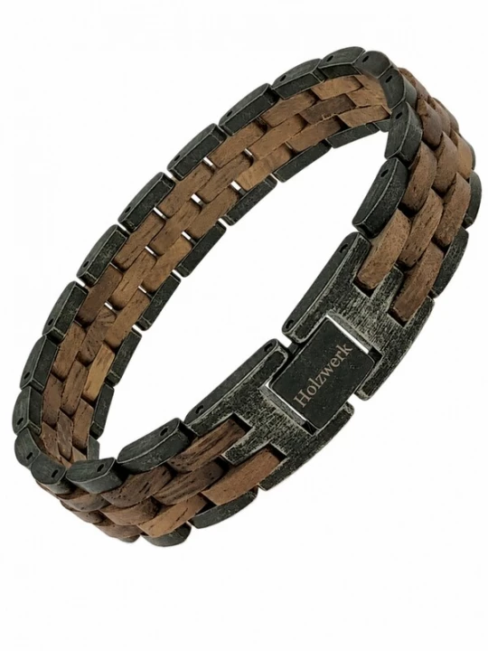 Foto van product Holzwerk Armband 'FEDERSEE' bruin