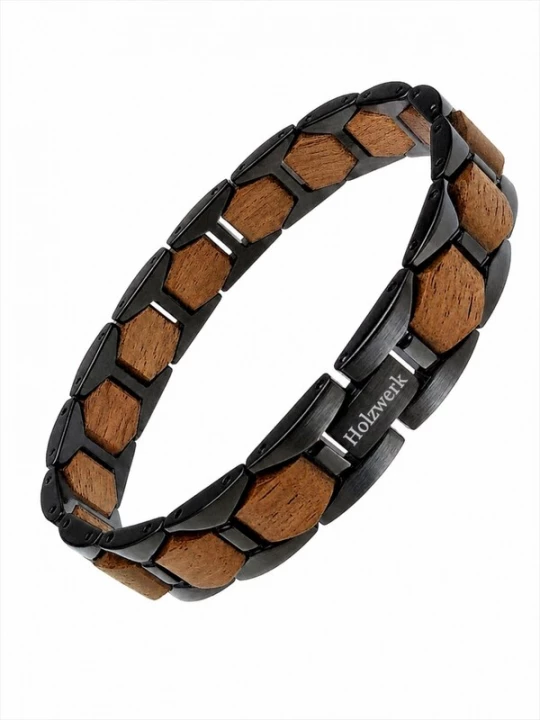 Foto van product Holzwerk Armband 'HARTHSEE' bruin