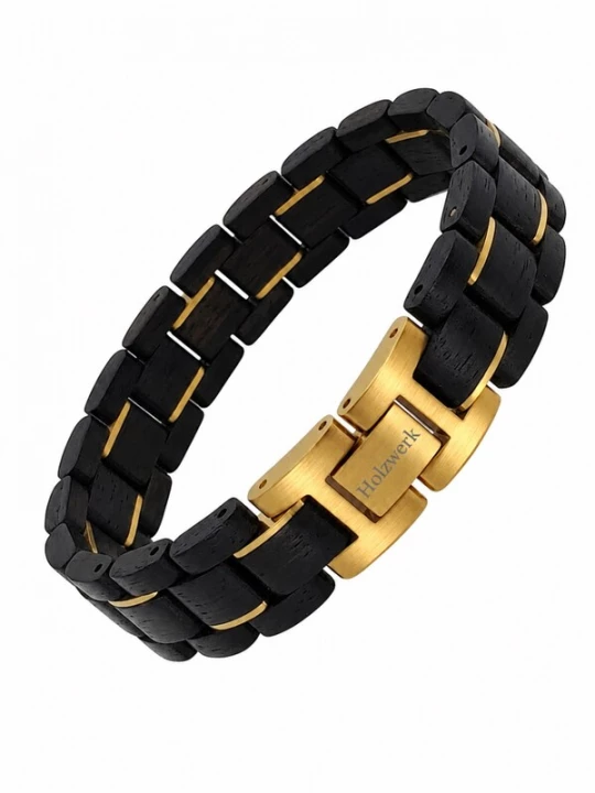 Foto van product Holzwerk Armband 'HEIDESEE' zwart