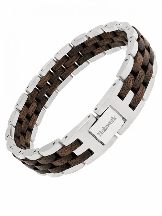 Foto van product Holzwerk Armband 'KRAICHSEE' zilver
