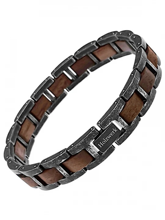 Foto van product Holzwerk Armband 'MASCHSEE' antraciet
