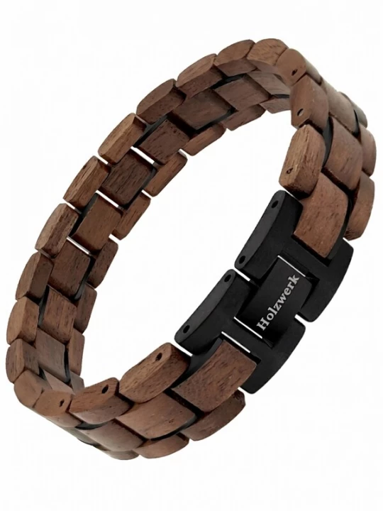 Foto van product Holzwerk Armband 'NEBELSEE' bruin