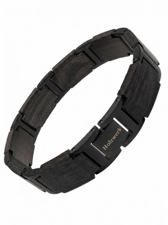 Foto van product Holzwerk Armband 'SCHILFSEE' zwart