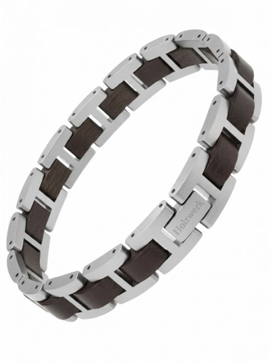 Foto van product Holzwerk Armband 'SCHLIERSEE' zilver