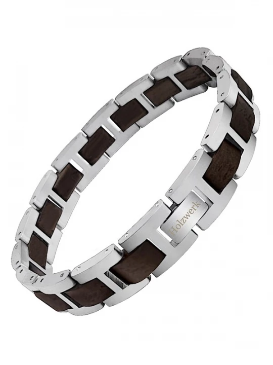Foto van product Holzwerk Armband 'SCHLIERSEE' zilver