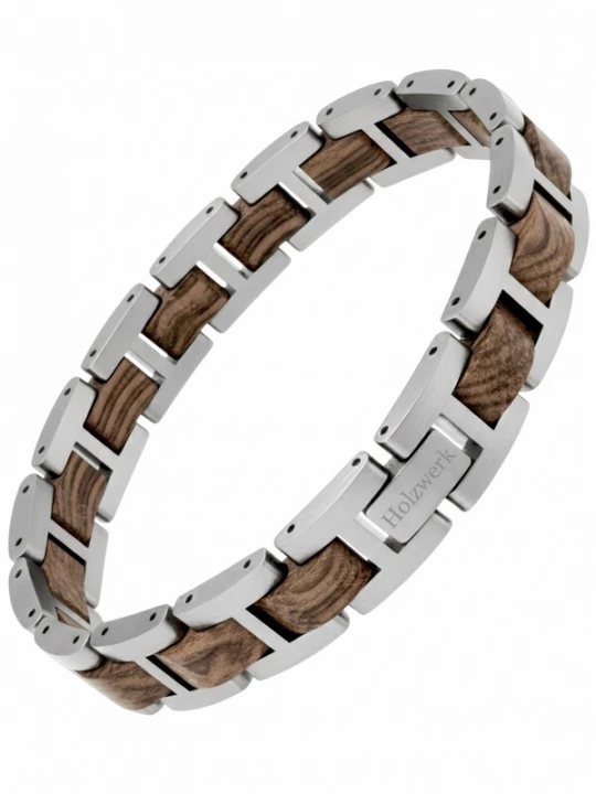 Foto van product Holzwerk Armband 'SILBERSEE' zilver
