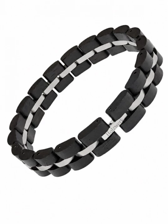 Foto van product Holzwerk Armband 'STEINSEE' zwart