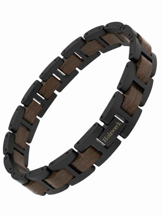 Foto van product Holzwerk Armband 'THUMSEE' zwart