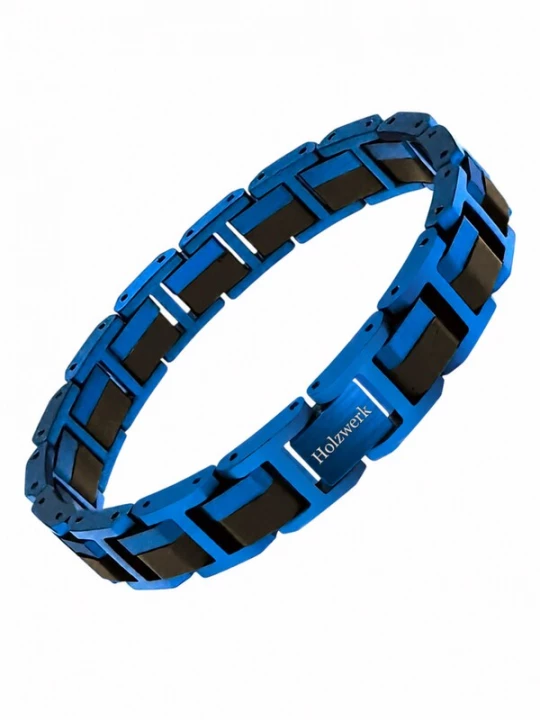 Foto van product Holzwerk Armband 'WEITSEE' blauw