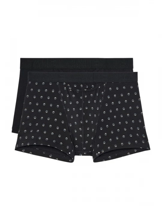 Foto van product HOM Boxershorts 'Gabriele' lichtblauw / grijs / zwart / wit