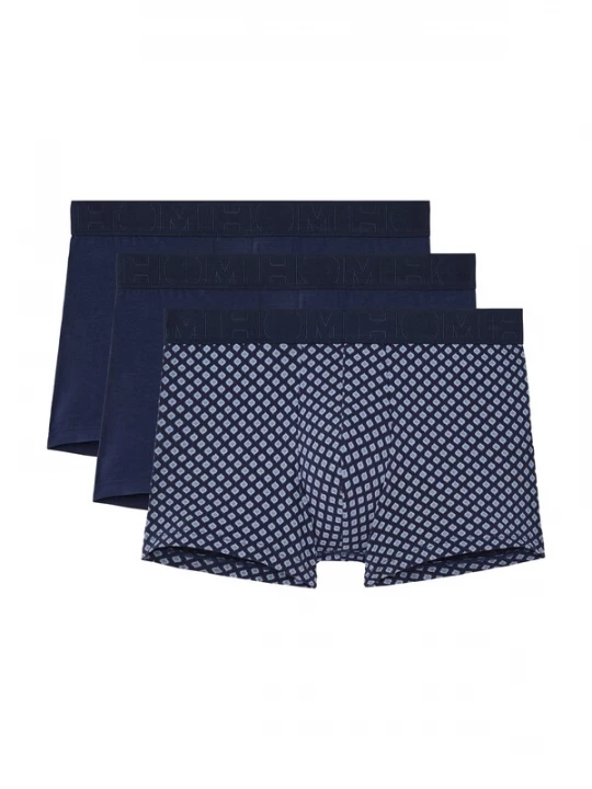 Foto van product HOM Boxershorts 'John #2' navy / lichtblauw