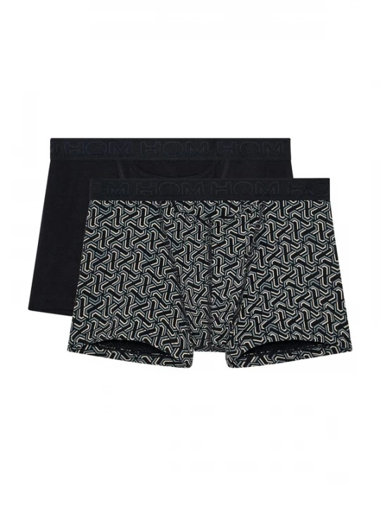Foto van product HOM Boxershorts ' Tom #2 ' zwart / wit