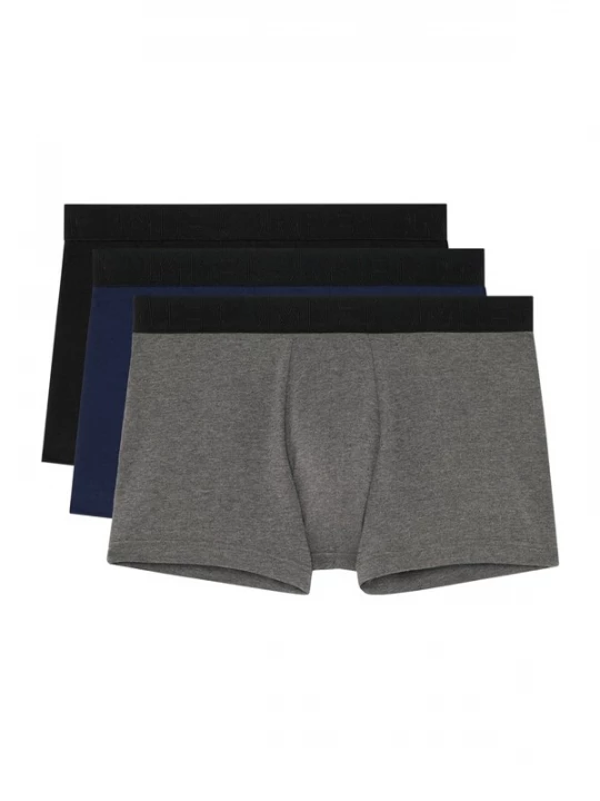 Foto van product HOM Boxershorts ' Tonal Pack no.2 ' donkerblauw / grijs / zwart