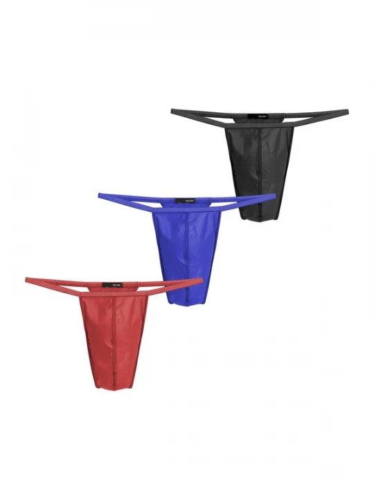 Foto van product HOM Slip ' Plumes ' blauw / knalrood / zwart