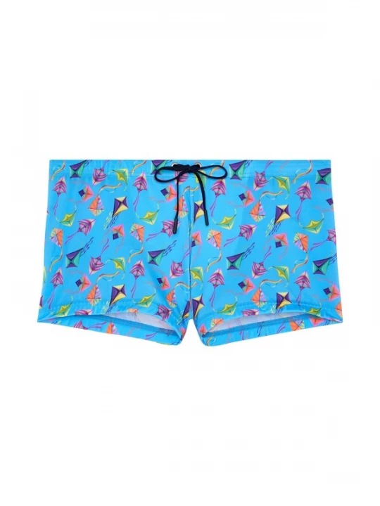Foto van product HOM Zwemshorts ' Swim Shorts Lido ' blauw / lichtblauw