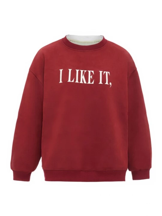 Foto van product HOMEBASE Sweatshirt rood / wit